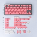 Peach Blossom GMK ABS Doubleshot 104+67 Full Double Shot Keycaps for Cherry MX Mechanical Gaming Keyboard 84/75/980